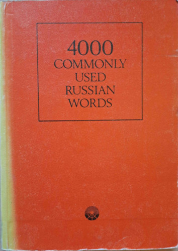 4000 commonly used russian words antikvár