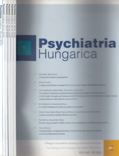 Psychiatria Hungarica 2010/1-6. (6 db. lapszám) antikvár