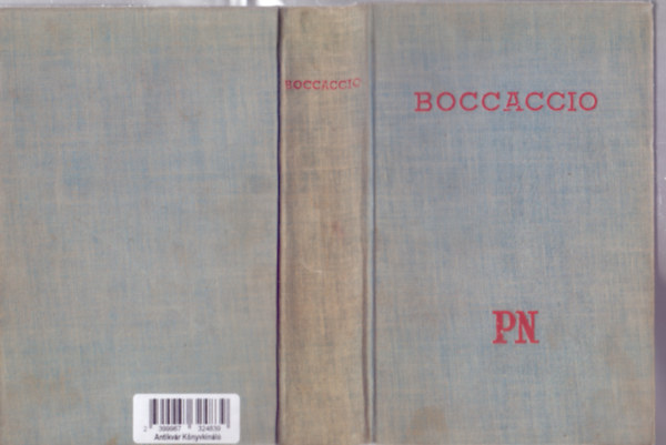 Giovanni Boccaccio, Fordította: R. Vay József: Boccaccio legszebb novellái (Pesti Napló Könyvek - Laczkó Géza bevezetőjével) antikvár