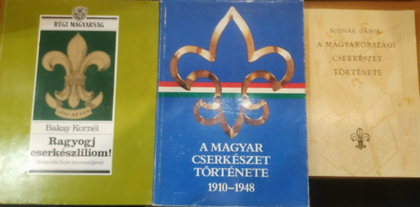 3 db A Magyarországi cserkészet története + A magyar cserkészet története 1910-1948 + Ragyogj, cserkészliliom! antikvár