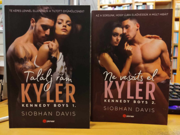 Siobhan Davis: 2 db Kennedy Boys 1-2.: Találj rám, Kyler! + Ne veszíts el, Kyler! antikvár