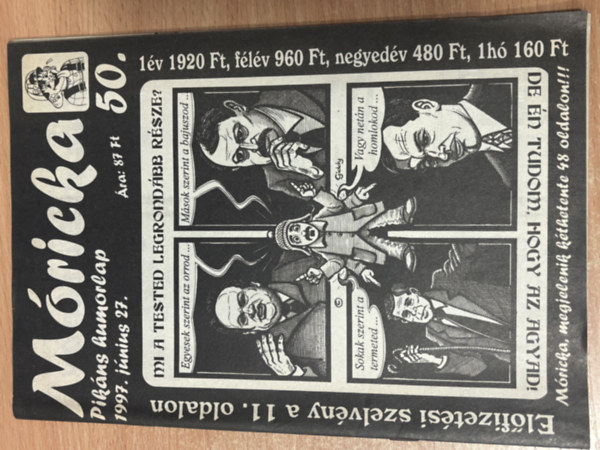 Móricka 50- 1997. június antikvár