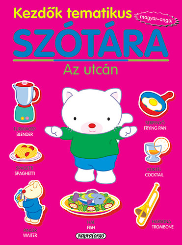 Kezdők tematikus szótára - Magyar-angol - Az utcán akciós termékkép 1