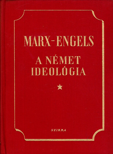 Marx-Engels: A német ideológia antikvár