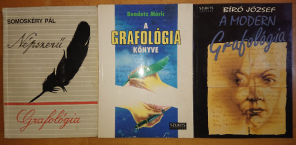 Somoskéry Pál, Bendetz Móric, Bíró József: 3 könyv a grafológiáról: Népszerű grafológia, A grafológia könyve, A modern grafológia antikvár