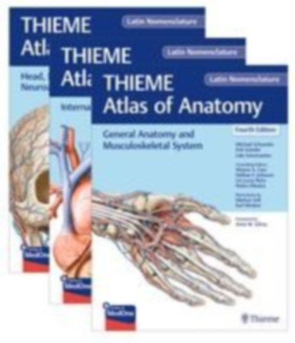 Schuenke, Michael - Schulte, Erik - Schumacher, Udo: THIEME Atlas of Anatomy, Latin Nomenclature, Three Volume Set, Fourth Edition idegen