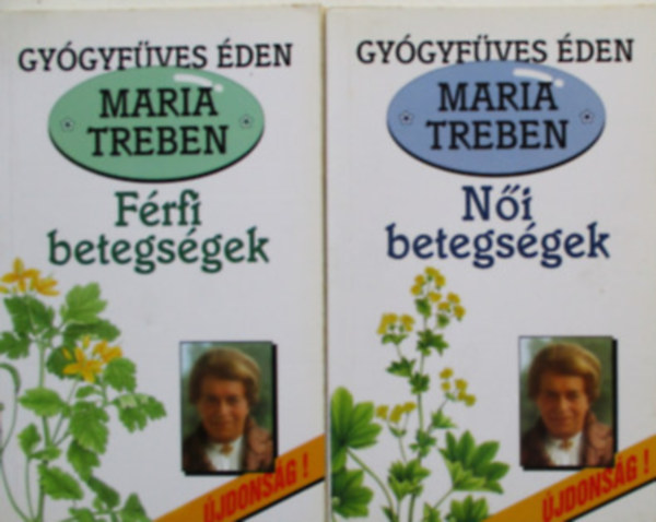 Maria Treben: Női betegségek + Férfi betegségek antikvár