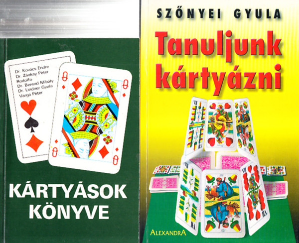 Szőnyei Gyula, Berend Mihály (szerk.): Tanuljunk kártyázni + Kártyások könyve (2 mű) könyv