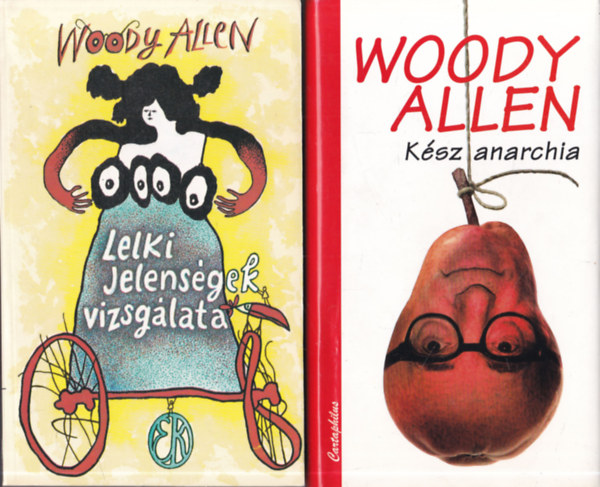 Woody Allen: 3 db Woody Allen könyv: Lelki jelenségek vizsgálata + Kész anarchia + Mellékhatások antikvár