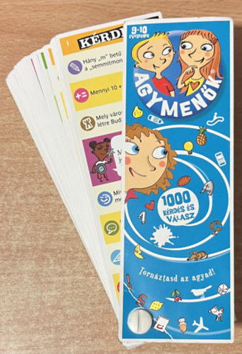 Szűcs Adrienn (SZERK.), Editions Play Bac: Agymenők: 1000 kérdés és válasz 9-10 éveseknek (kék) antikvár