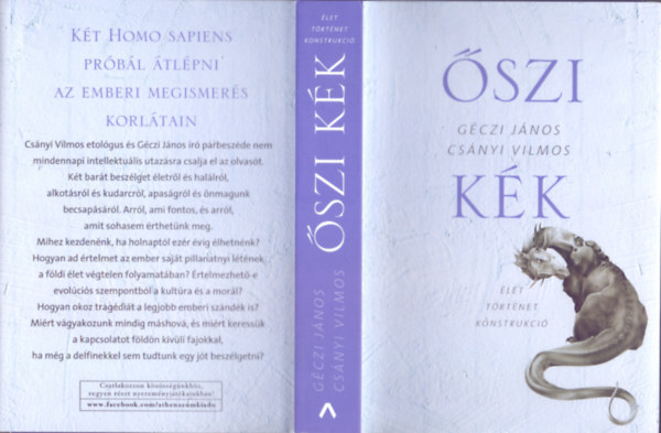 Géczi János és Csányi Vilmos: Őszi kék - Két Homo sapiens beszélget (Élet Történet Konstrukció) antikvár