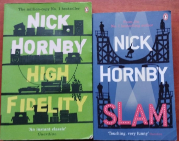 Nick Hornby: 2db Nick Hornby angolul:Slam,High Fidelity antikvár