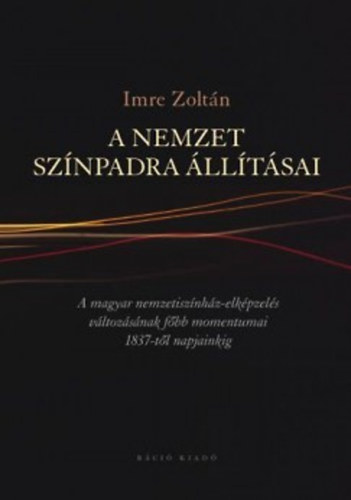 Imre Zoltán: A nemzet színpadra állításai könyv