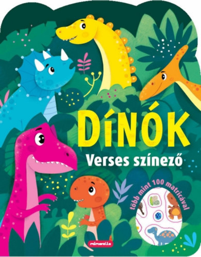 Dínók - Verses színező akciós termékkép 1