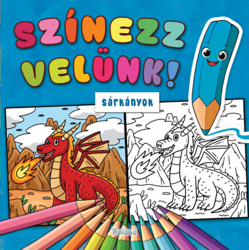Színezz velünk! - Sárkányok akciós termékkép 1