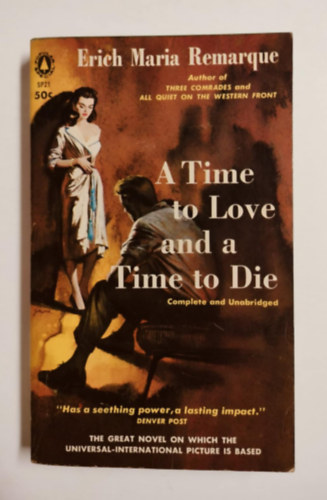 Erich Maria Remarque: A Time to Love and a Time to Die antikvár