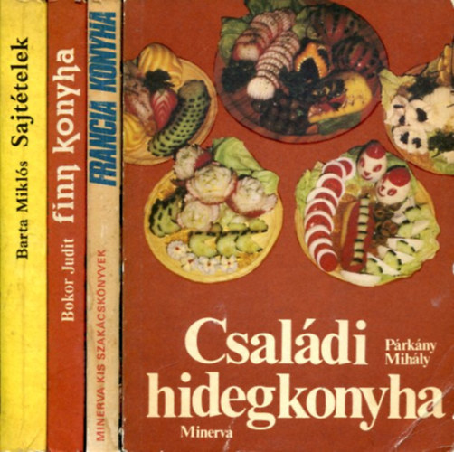 Több szerző: Gasztronómia könycsomag - 4 db antikvár
