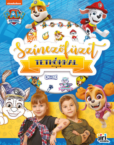 Színezőfüzet tetkókkal - Mancs őrjárat könyv