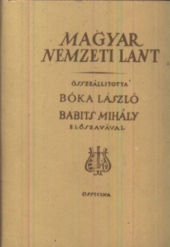 Bóka László (szerk.): Magyar nemzeti lant (minikönyv) antikvár