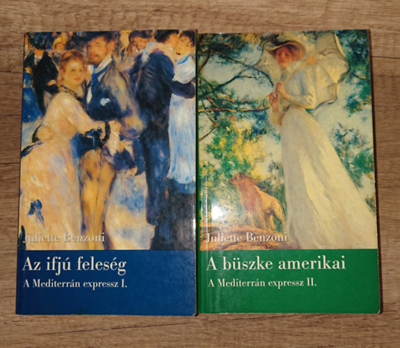 Az ​ifjú feleség (A mediterrán expressz I.) + A büszke amerikai - (A Mediterrán expressz II. ) ( 2 kötet ) antikvár