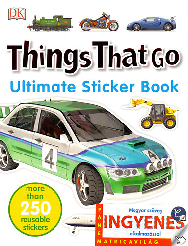 Things That Go matricavilág - angol nyelvű matricás foglalkoztató akciós termékkép 1