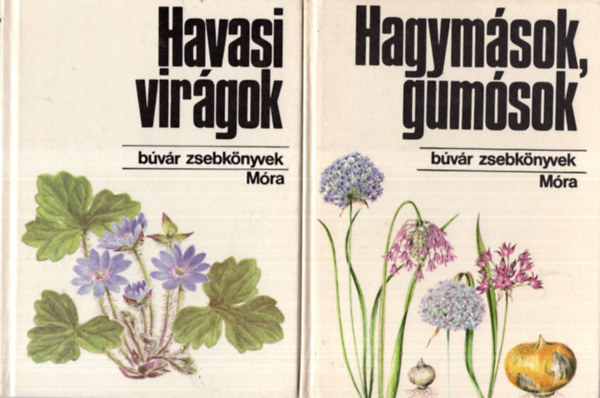 Priszter-Varga: 2 db Búvár Zsebkönyvek ( együtt ) 1. Hagymások, gumósok, 2. Havasi virágok antikvár
