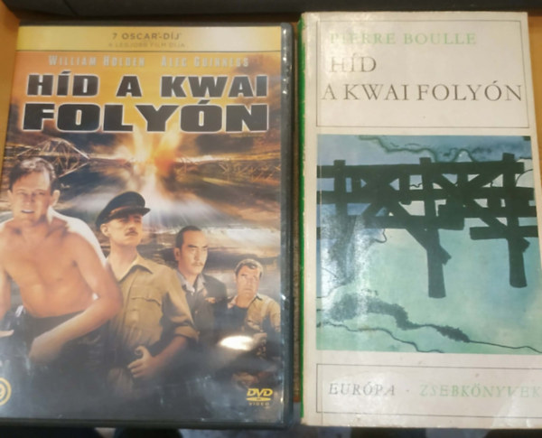 Pierre Boulle, Alec Guinness, David Lean: Könyv és film: Híd a Kwai folyón + Híd a Kwai folyón (1 DVD) antikvár