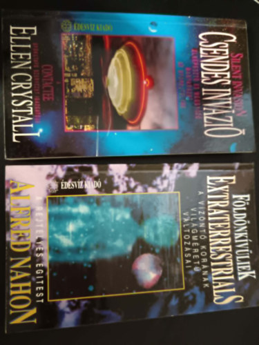 Földönkívüliek extraterrestrials+csendes invázió 2db antikvár