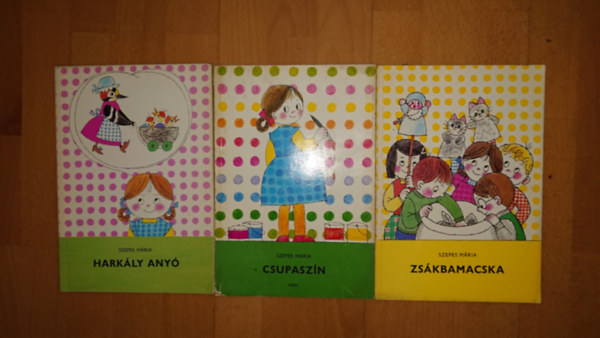 Szepes Mária: 3 Szepes Mária mesekönyv: Harkály anyó, Zsákbamacska, Csupaszín antikvár