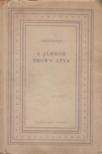 Chesterton: A jámbor Brown atya antikvár