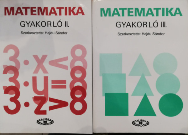 Hajdu Sándor: Matematika Gyakorló II. és III. antikvár