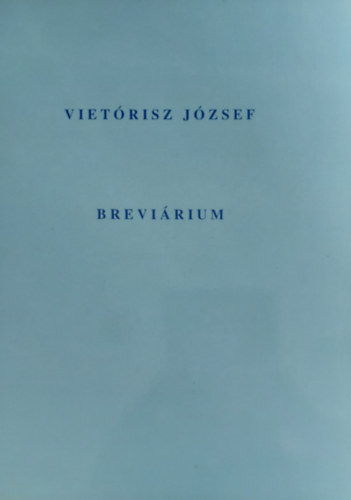 Vietórisz József: Breviárium (Vietórisz) antikvár