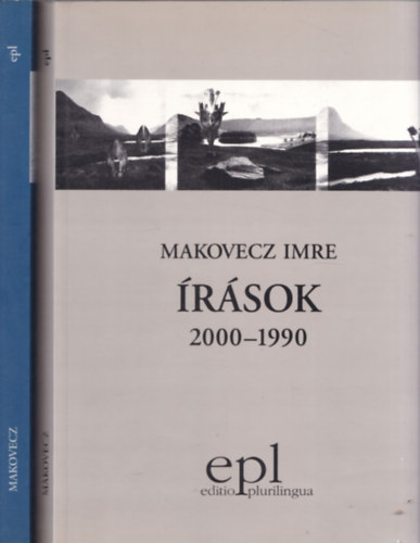 Makovecz Imre: 2 db. építészeti könyv (Írások 2000 - 1990 + Válaszok 2001 - 1981) antikvár
