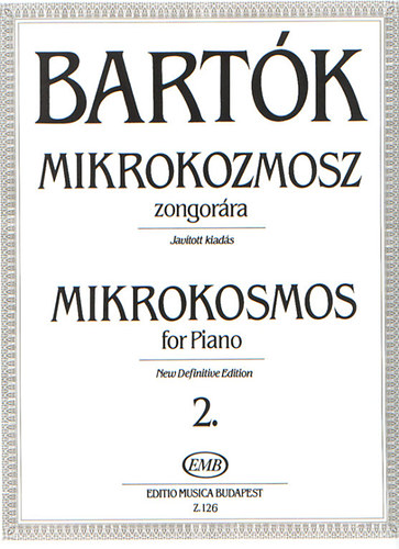 Bartók Béla: Mikrokozmosz zongorára 2. - Z126 antikvár
