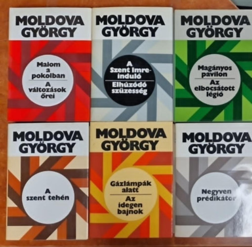 Moldova György: 6db Moldova György kötet: Negyven prédikátor + Gázlámpák alatt - Az idegen bajnok + A szent tehén antikvár
