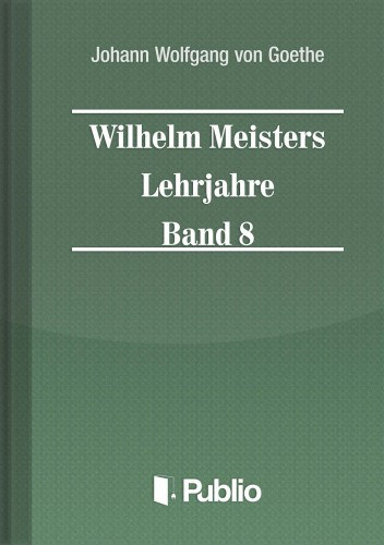 Wilhelm Meisters Lehrjahre  Band 8 akciós termékkép 1