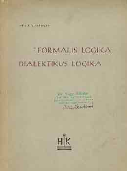 Henri Lefebvre: Formális logika, dialektikus logika antikvár