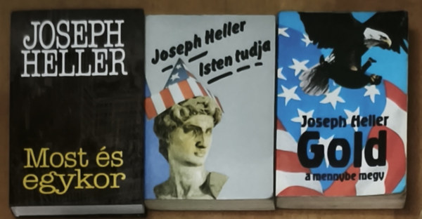 Joseph Heller: 3db Joseph Heller regény - Gold a mennybe megy, Isten tudja, Most és egykor antikvár