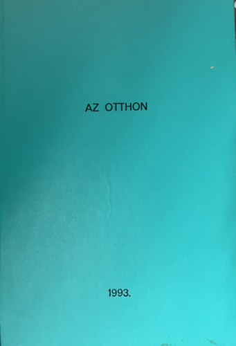 Az otthon V. évfolyam 1993/1-11.szám (egybekötve) antikvár
