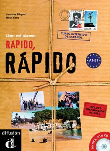 Lourdes Miquel; Neus Sans: Rápido, Rápido Libro del Alumno + CD antikvár