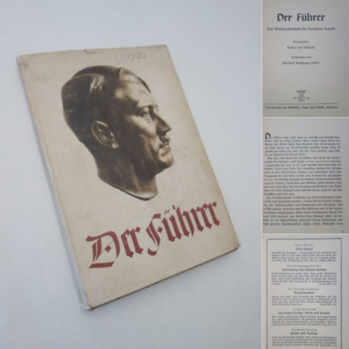 Der Führer. Das Weihnachtsbuch der deutschen Jugend (A Führer. A német ifjúság karácsonyi könyve német nyelven) antikvár