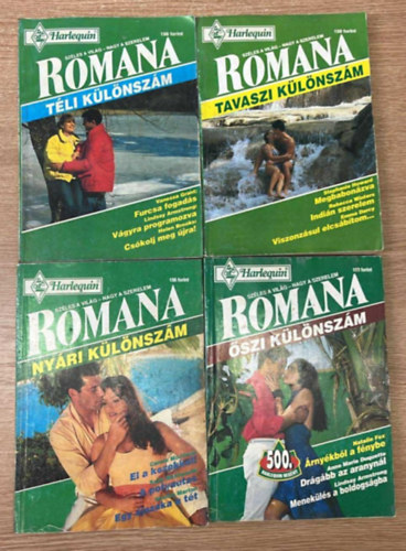 Vanessa Grant, Lindsay Armstrong, Emma Darcy, Sandra Marton, Több szerző: 4db Romana különszám antikvár