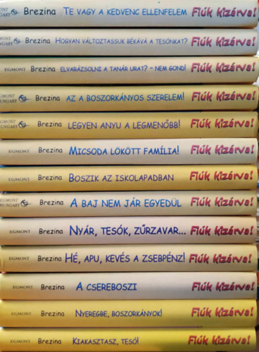 Thomas Brezina: 13 db Fiúk kizárva! könyv antikvár
