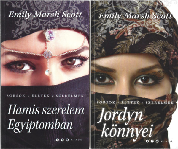 Emily Marsh Scott: 2 db könyv,Hamis szerelem Egyiptomban, Jordyn könnyei antikvár