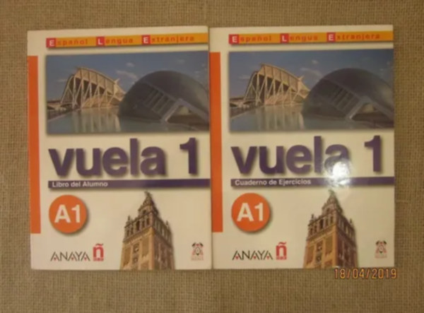 Vuela 1 A1 Libro Del Alumno + Cuaderno De Ejercicios spanyol nyelvkönyv (tankönyv+munkafüzet) antikvár
