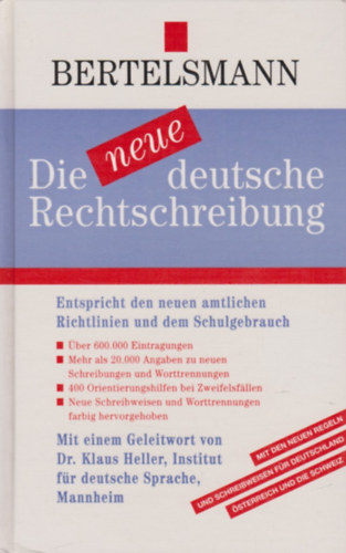 Ursula Hermann: Die neue deutsche rechtschreibung antikvár