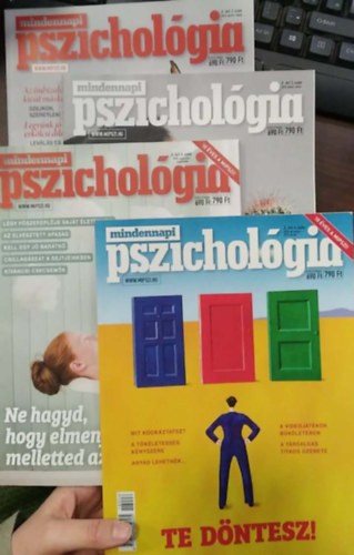 Dr. Pápay Herbert Zsuzsa (főszerk.): 4 db Mindennapi pszichológia 2018. - X. évf. 2., 3., 4., 6. szám (szórványszámok) antikvár