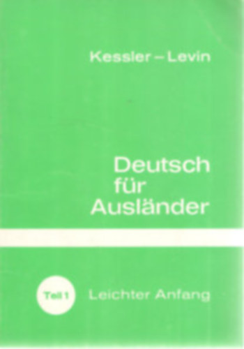 Hermann Kessler: Deutsch für Auslander antikvár