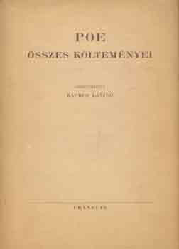 Kardos László (szerk.): Poe összes költeményei antikvár