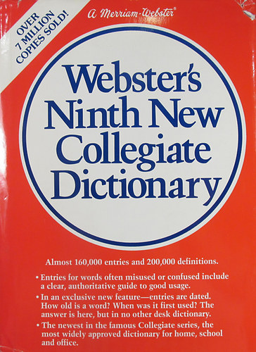 Merriam Webster: Webster's Ninth New Collegiate Dictionary antikvár